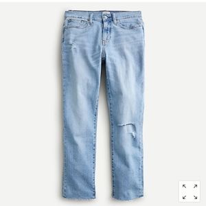 J. Crew Ripped Slim Boyfriend Jean (Plus size)